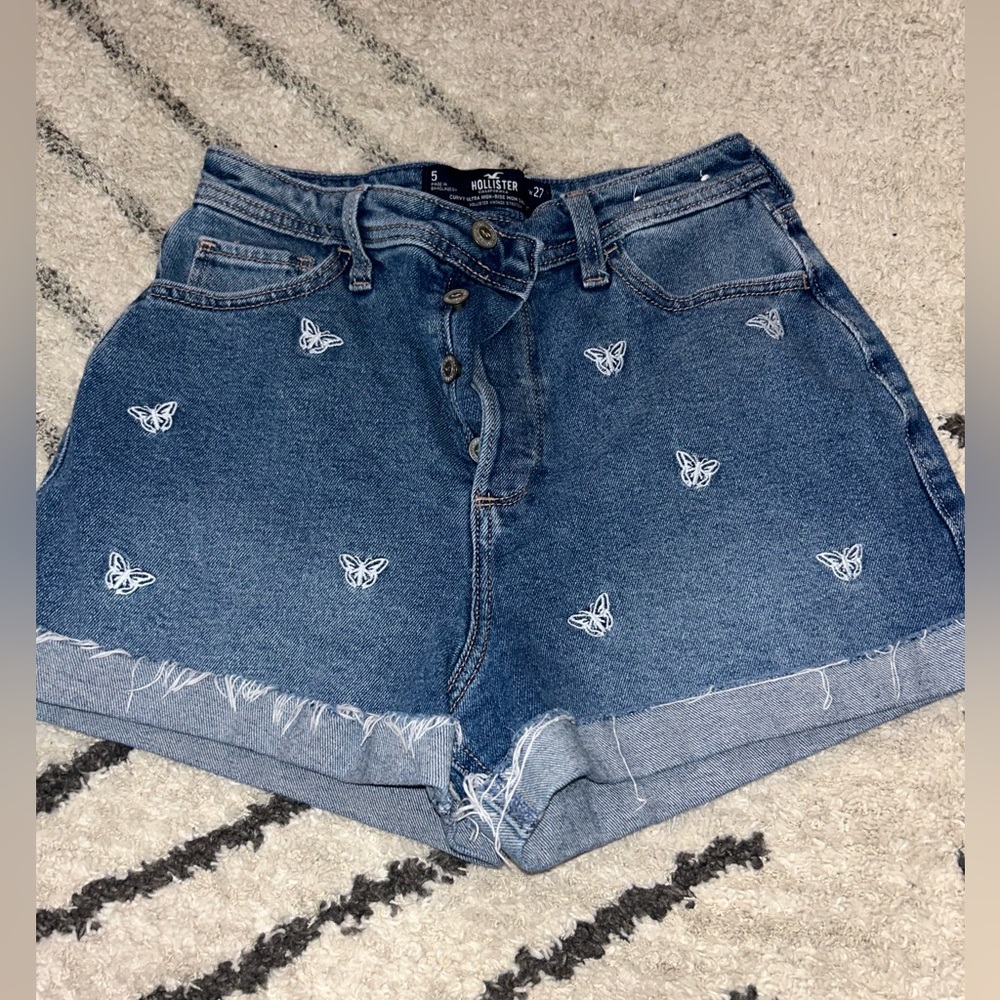 Hollister Butterfly Jean Shorts